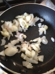 Cook until garlic and shallots are brown. 